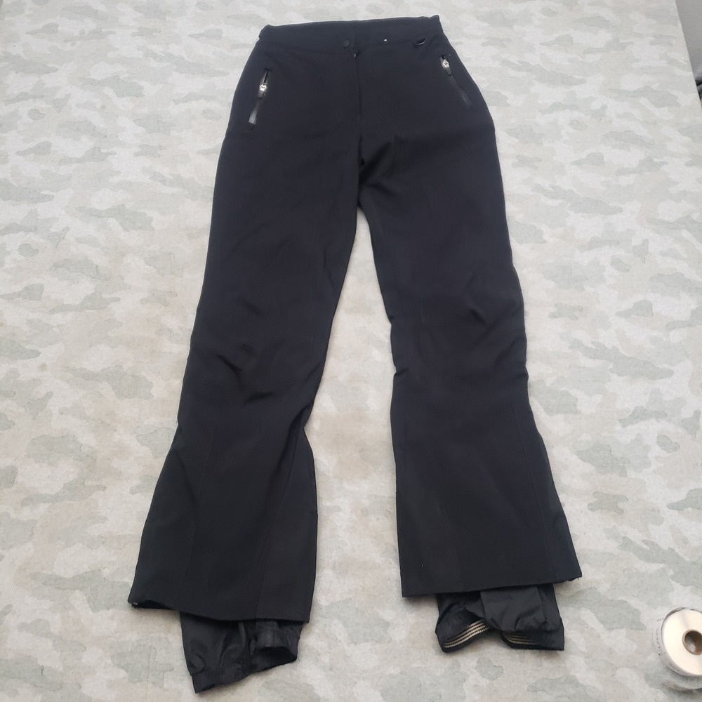Obermeyer Ski Pants Women 8 Long Black Softshell Snowboard